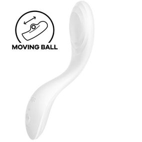 Вібратор із перлинною стимуляцією точки G Satisfyer Rrrolling Pleasure White Sex Aura