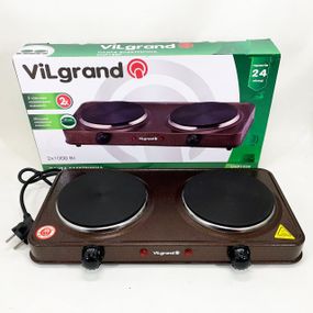 Настольная плита электрическая ViLgrand VHP152F. Цвет: коричневый