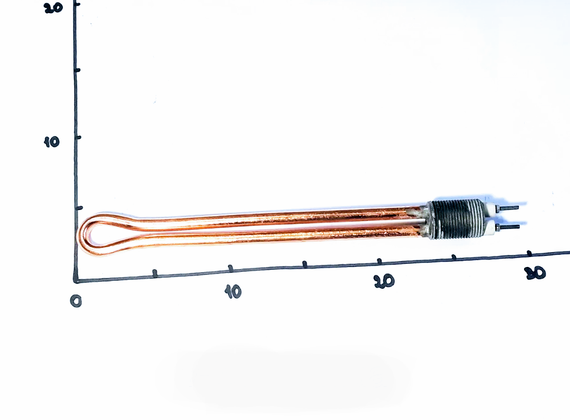 Тэн для радиатора 1500W с резьбой 3/4" (Украина) | Зображення 1