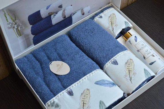 Подарочный набор полотенец La Maison, 3 шт. с ароматом Vera Mavi | Зображення 3