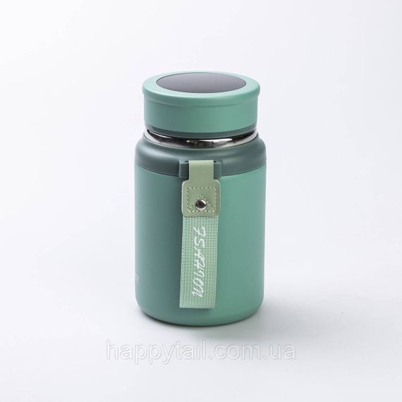 Термос Fashion з датчиком температури 700 мл Оливковий HP-14-20GR | Зображення 3