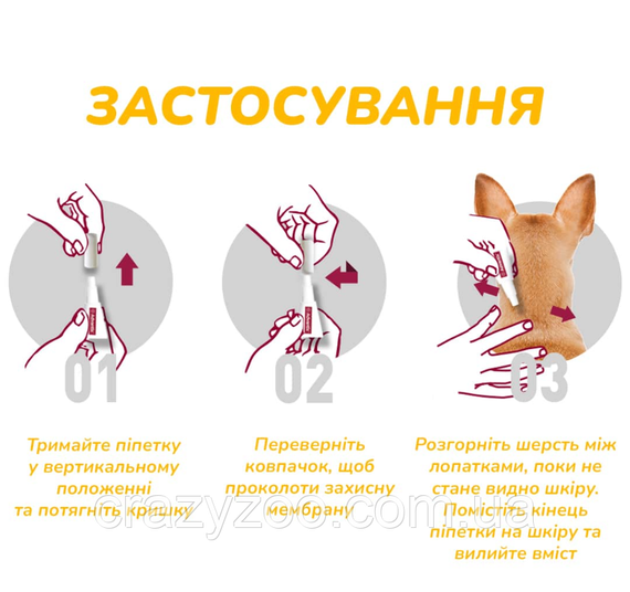 Капли против внешних паразитов для собак Elanco Advantix более 25 кг ЦЕНА ЗА 1 ШТ 85910434 | Зображення 2