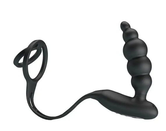 Ерекційне кільце з анальним вібростимулятором Pretty Love VIBRATION PENIS SLEEVE III sexstyle | Зображення 7