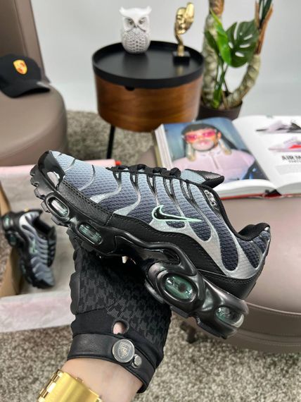 Кросівки Air Max Plus Grey Black Silver , текстиль , В'єтнам 41 26 см | Зображення 5