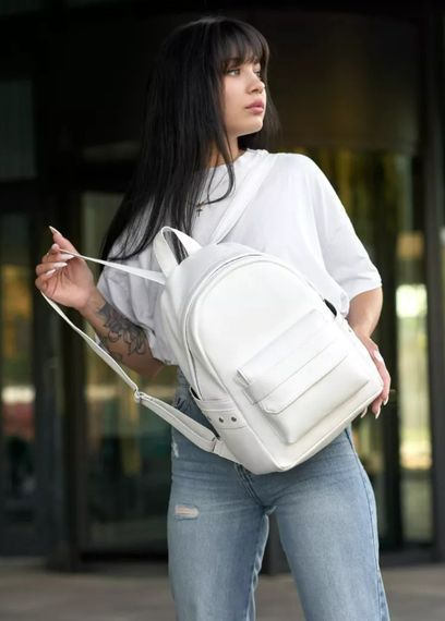 Жіночий рюкзак Sambag Dali BKHa білий 35 х 25 х 14 см (15351008) | Зображення 2