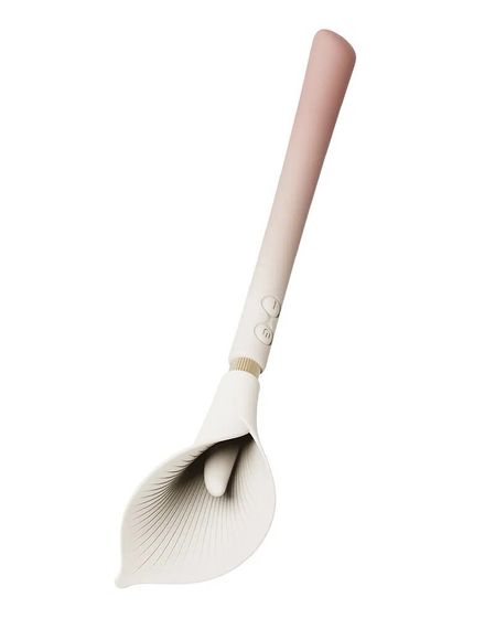 Розкішний вібромасажер Zalo – Calla Blossom Pink, двосторонній, 2 мотори | Зображення 5