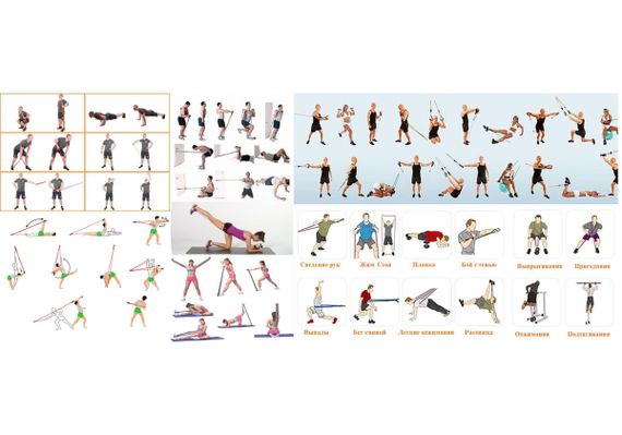 Гумові петлі-еспандер EasyFit 4-60 кг (EF-EBLP-460) | Зображення 2