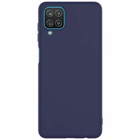Чехол Candy Silicone для Samsung Galaxy A12 цвет Синий