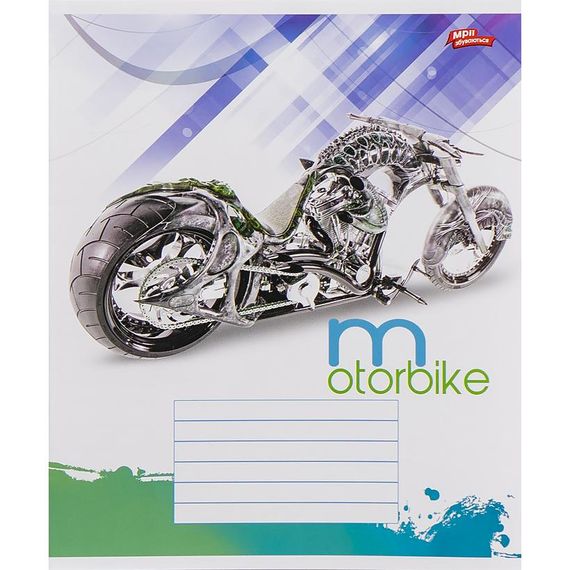 Зошит учнівський А5/12 лін. Motorbike 3498M Мрії збуваються Вид 4