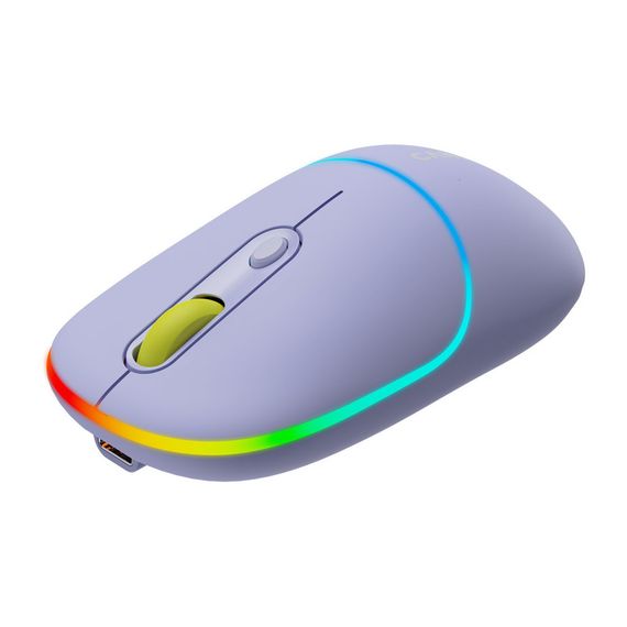 Мишка Canyon MW-22 Dual Band RGB Wireless Mountain Lavender (CNS-CMSW22ML) | Зображення 1
