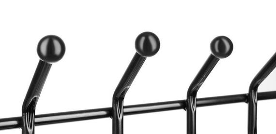 Вішалка-стійка з полицею для взуття в стилі лофт чорна Ruhhy 15744 | Зображення 8