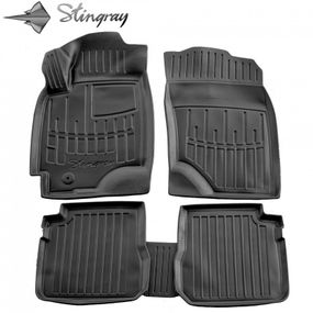 Килимки Stingray 3D (2003-2006, 5 шт, поліуретан) для Mitsubishi Outlander 2001-2006 рр.
