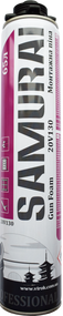 Піна пістолетна SAMURAI Premium Gun Foam 65, 805ml UKR ,930г 20V130