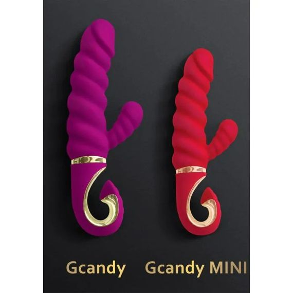 Вібратор кролик рельєфний Gcandy MINI - Кораловий Sex Aura | Зображення 4