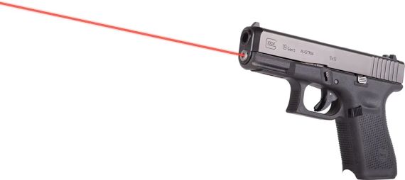Цілевказівник лазерний LaserMax вбудований для Glock 19 Gen5. Червоний