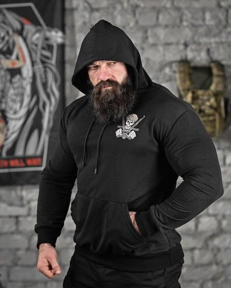 Худі водій чорний ДЛ6417 | Зображення 2