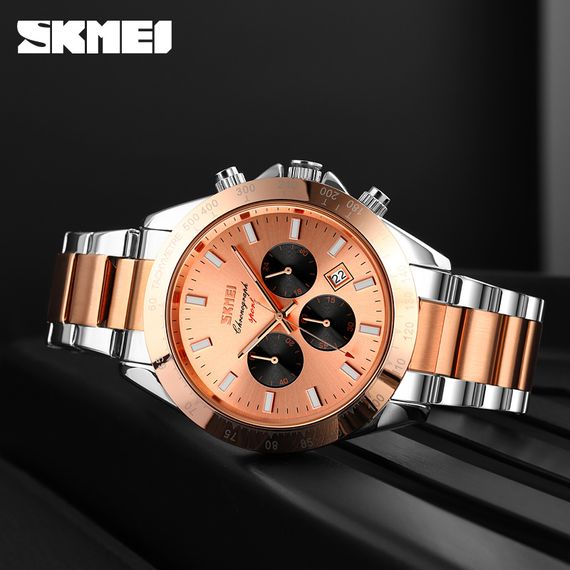 Чоловічий годинник Skmei 9259RGRG Rose Gold-Rose Gold | Зображення 2