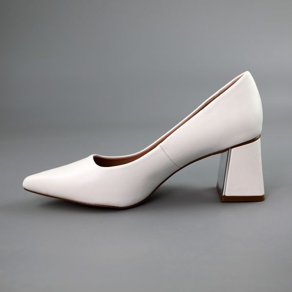 Туфлі човники жіночі 591416 Білі 36 37 38 39 40 | Зображення 2