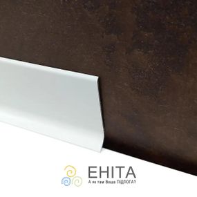 Алюминиевый плинтус DEAL 3/80 Белый