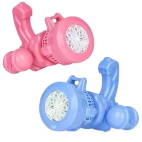 Детский пулемет генератор мыльных пузырей от батареек Bubble machine toy