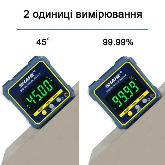 Кутомір Цифровий Shahe 5315-90C Електронний з магнітом Угломер цифровой Інклінометр (2440236710) | Зображення 3