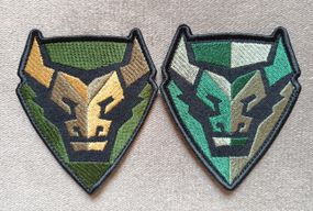 Шеврон ССО UASOF ЗСУ - 2шт (зеленый+цветной)