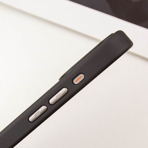 TPU+PC чохол Blueo Skin Friendly Frosted with MagSafe для Apple iPhone 16 Pro Max (6.9") Чорний | Зображення 7