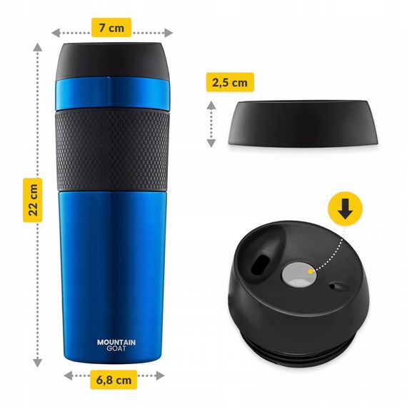 Термокухоль Mountain Goat Travel 0.4 л Blue (P-5907739315700) | Зображення 1