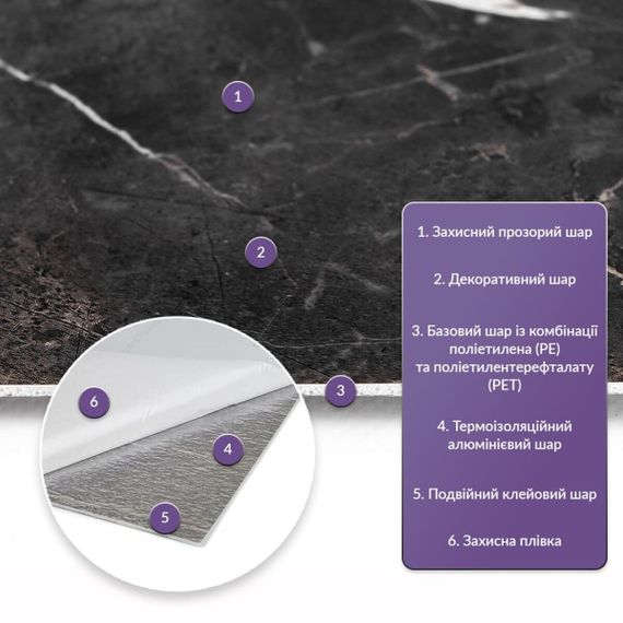 Самоклеюча стінова PET плитка 600*300*2mm (D) SW-00002320 | Зображення 1