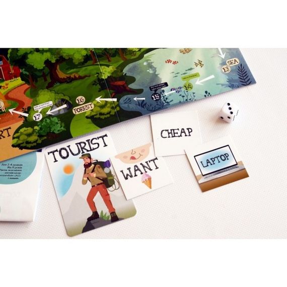 Гра навчальна настільна «English storytelling» 2101 Pre-Intermediate (A2) | Зображення 3