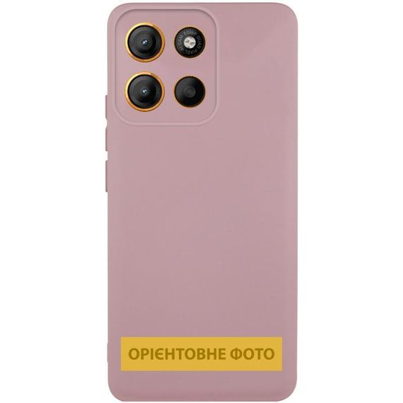 Чохол Silicone Cover Ummi Lakshmi Full Camera (AA) для Motorola Moto G86 5G Рожевий / Pink Sand