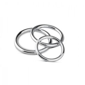 Набор эрекционных колец Sinner Gear Unbendable — Cock/Ball Ring & Glans Ring Set sexstyle