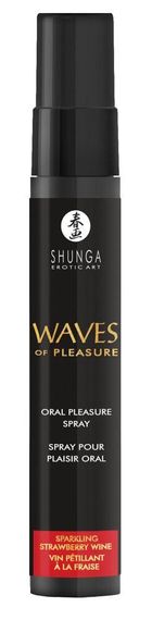 Спрей для посилення слиновиділення Shunga Waves of Pleasure Strawberry Sparkling Wine Sex Aura | Зображення 2