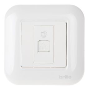 Розетка компьютерная TB-1PC White