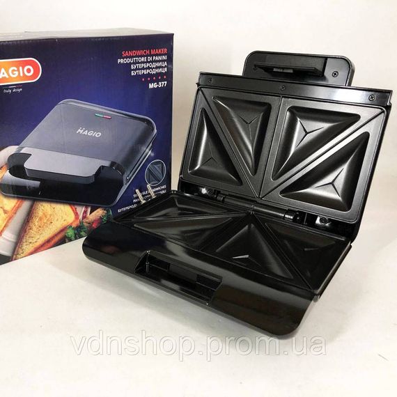 Притискна електробутербродниця MAGIO, Мультимейкер для бутербродів, Бутербродниця професійна ZO-11 | Зображення 5