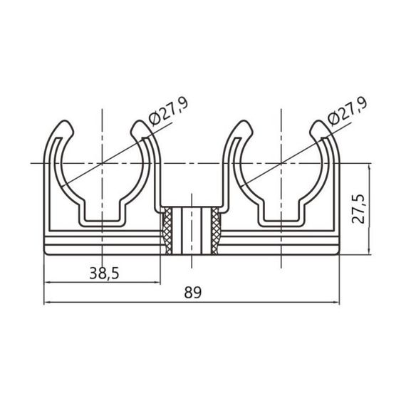 Кріплення PPR Thermo Alliance 25 подвійне | Зображення 1