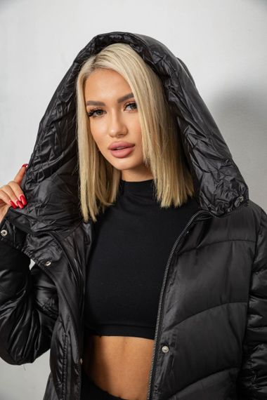 Куртка женская зимняя, цвет черный, 244R5612 | Зображення 7
