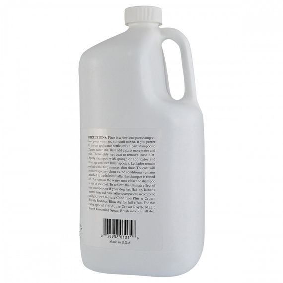 Шампунь Crown Royale Biovite 1 для собак та котів для тонкої та шовковистої шерсті 3,8 л | Зображення 1
