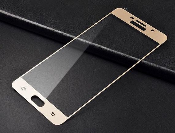 Full Cover захисне скло для Samsung Galaxy A7 2016 (A710F, A7108) - Gold | Зображення 2