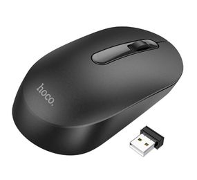 Беспроводная компьютерная мышка Hoco GM14 - Black