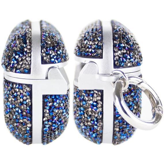 TPU чохол Bling World Rock Diamond для навушників AirPods 3 Синій | Зображення 2