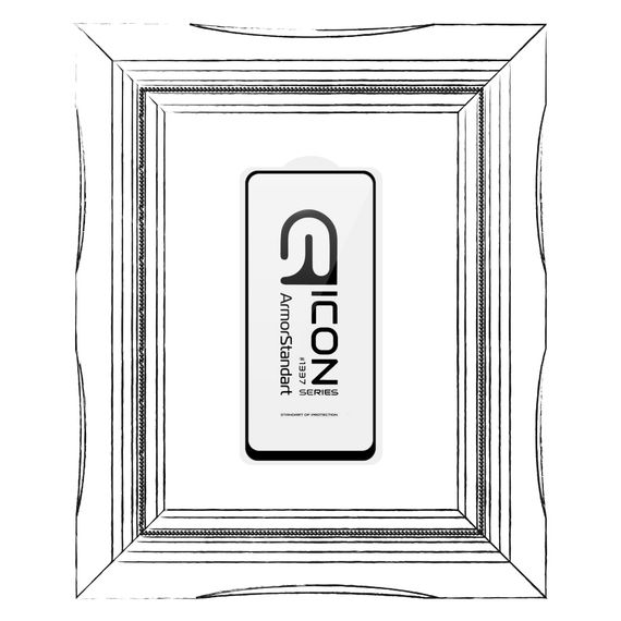 Скло захисне Armorstandart Icon Xiaomi Redmi Note 12 5G / Poco X5 5G Black (ARM65170) | Зображення 1