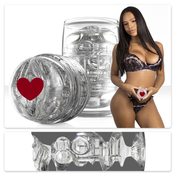 Двусторонний мастурбатор Fleshlight Quickshot Autumn Falls, компактный, со слепка вульвы и ануса порнозвезды Sex Aura