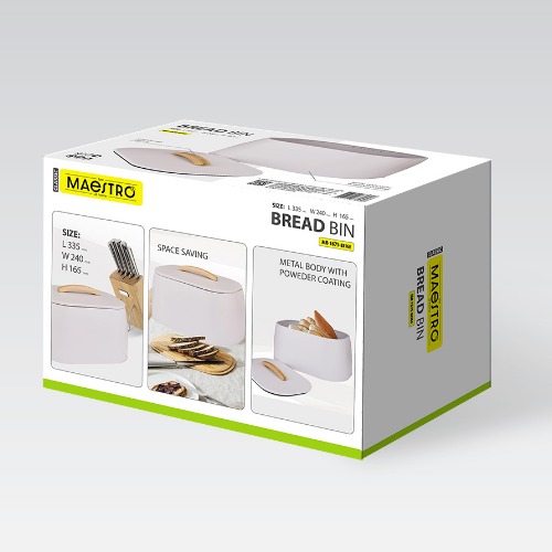 Хлібниця бежевий MR-1675-BEIGE Maestro | Зображення 2