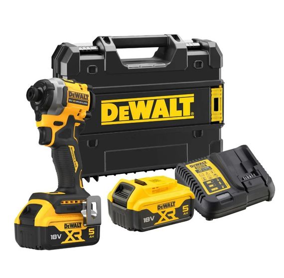 Шурупокрут акумуляторний ударний DeWalt з АКБ та ЗП DCF850P2T | Зображення 5