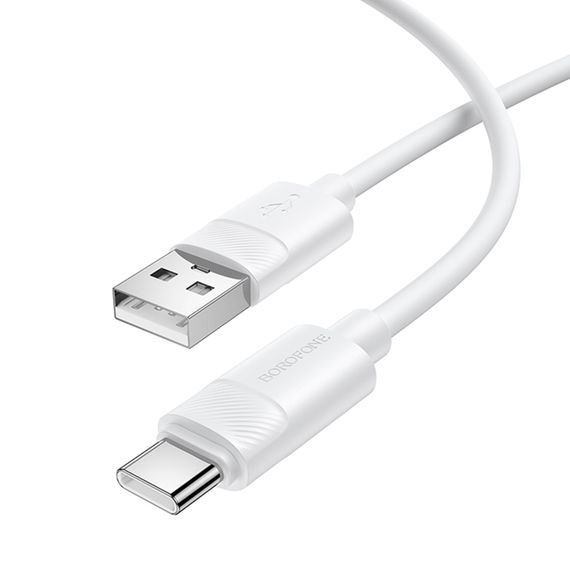 Дата кабель Borofone BX123 Leya USB to Type-C 36W (1m) White | Зображення 3