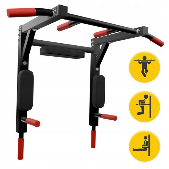 Турнік-бруси навісний 4FIZJO 2 в 1 Black (P-5905973402644) | Зображення 6