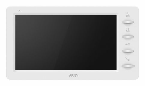 Видеодомофон ARNY AVD-709 1MPX white