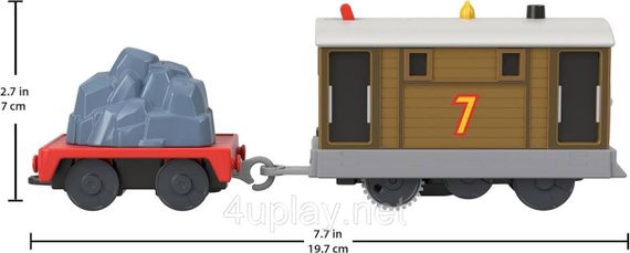 Паровозик Томас і друзі Моторизований поїзд Тобі Thomas & Friends Motorized Toy Train Toby | Зображення 2