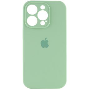 Чехол Silicone Case Full Camera Protective (AA) для Apple iPhone 13 Pro (6.1") Зеленый / Pistachio